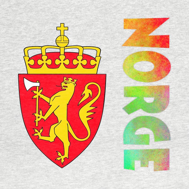 Norway (Norge in Norwegian) Coat of Arms Design by Naves
